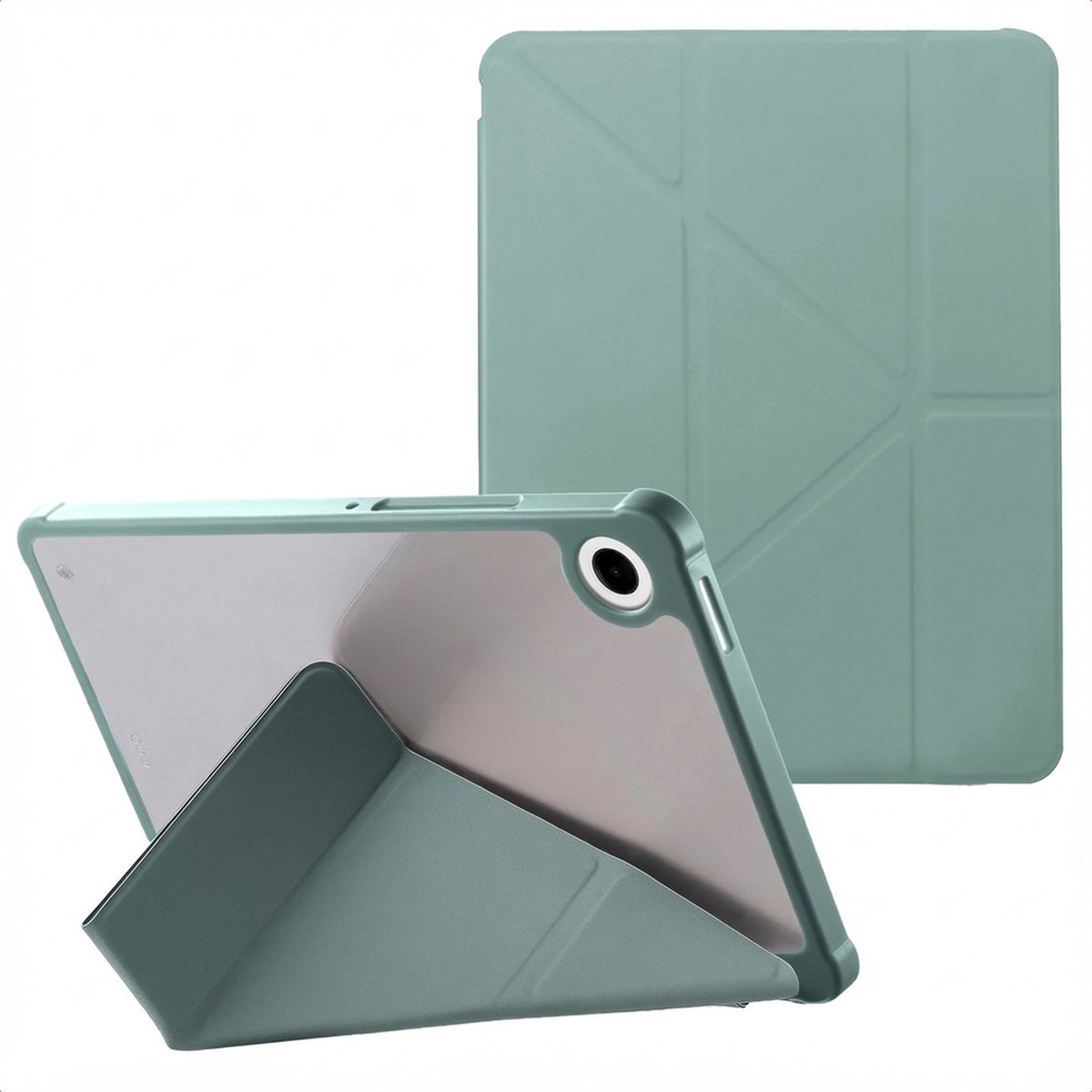 imoshion Tablet Hoes - Geschikt voor Samsung Galaxy Tab A11 - Bookcase- Donkergroen
