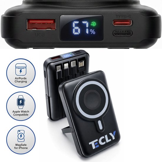 Powerbank 22.5 Watt - Nieuwe Generatie Powerbank 10000 mAh