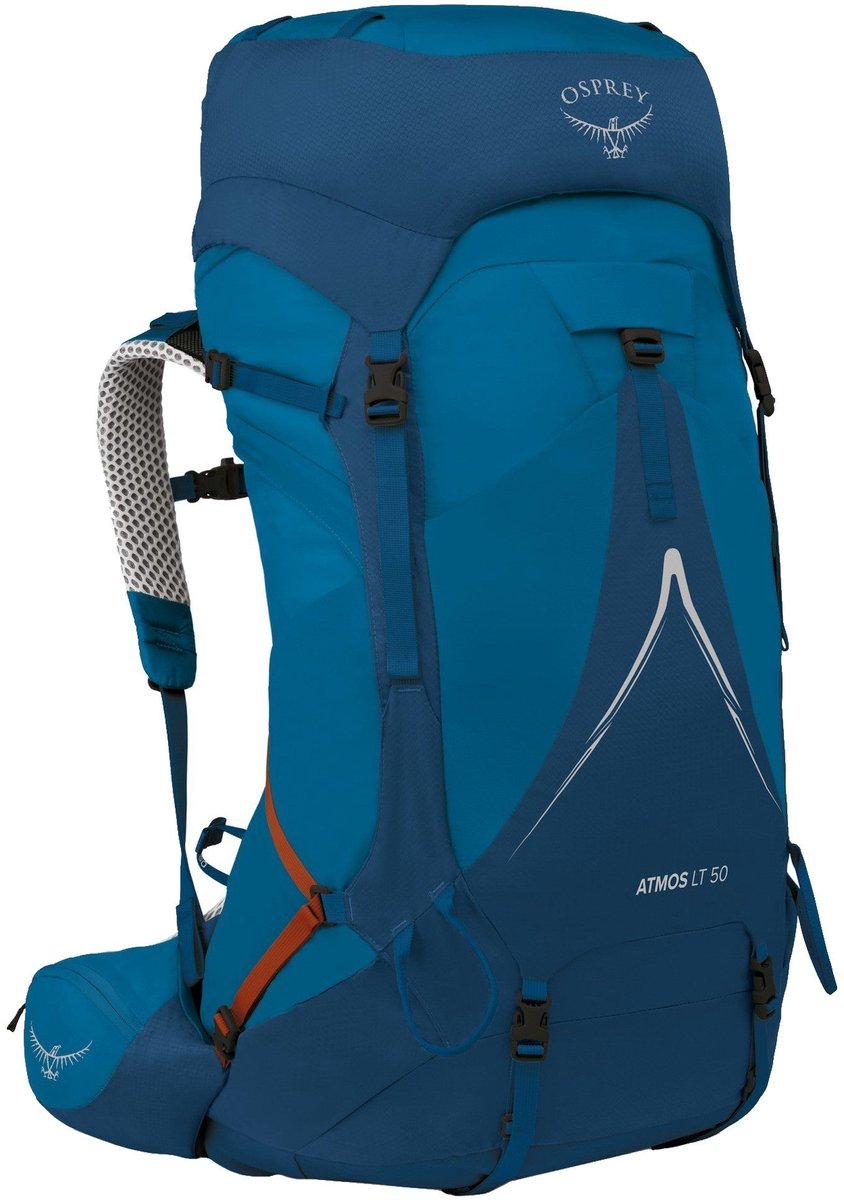 Osprey Atmos AG LT 50 - Trekkingrugzak - Heren Night Shift/Scoria Blue L/XL