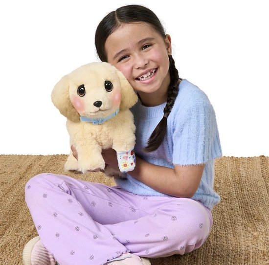 Little Live Pets - Ouchies Puppy Cooper - Interactieve knuffel | bol