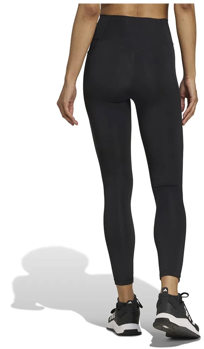 adidas Performance Optimé Essentials No Front Rise Seam 7/8 Legging - Dames - Zwart van Adidas — afbeelding 2
