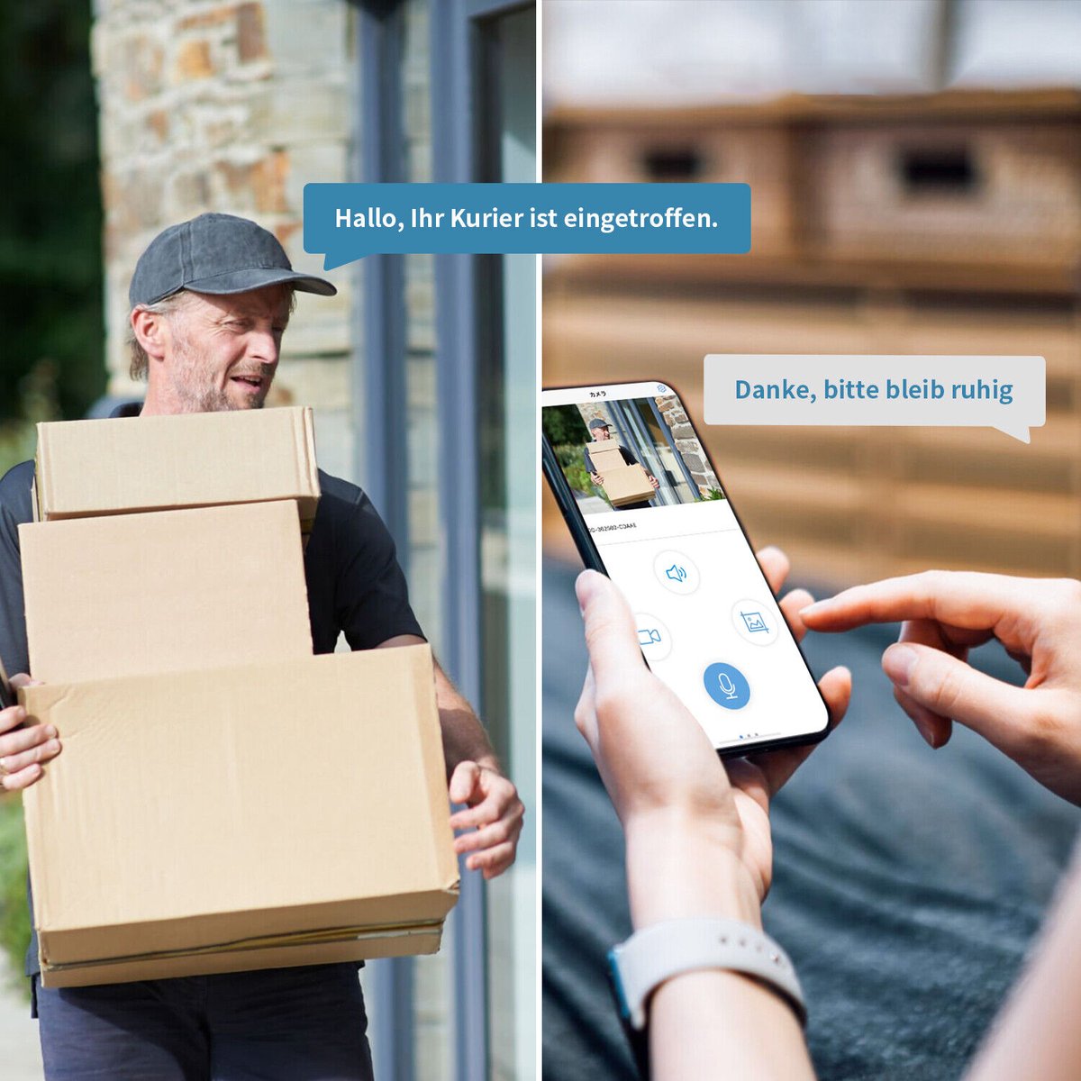 ieGeek ZS-GX1S Beveiligingscamera Buiten 2K 3MP - PTZ Bewakingscamera Buiten Draadloos - CCTV IP Security Camera Outdoor met - met Zonnepaneel - 355°/90° Draaien - Humanoïde Bewegingsdetectie Tracking – foto 3
