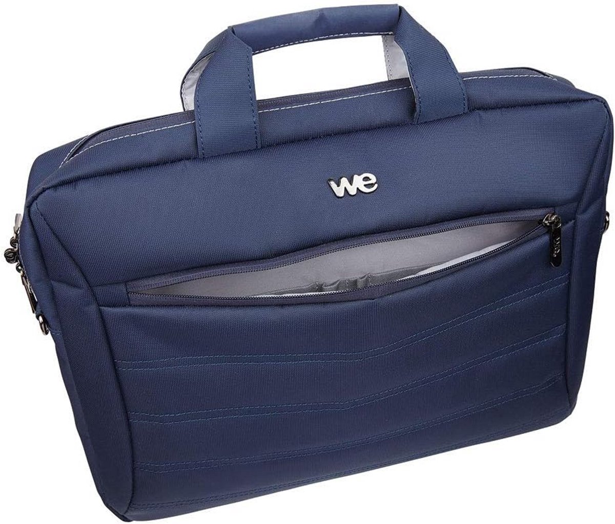 Waterdichte Laptoptas voor 15,6 inch Laptop - Duurzame Zwarte Schoudertas