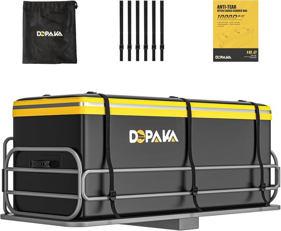 Waterdichte Bagagezak voor Trekhaak - 500L Cargo Carrier voor Alle Auto's