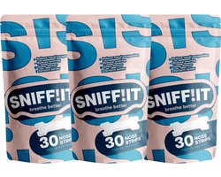 Sniffit® Neusstrips - 90 stuks - Geen verstopte neus meer - Neuspleisters - Neusspreider - Anti snurk strips - Zacht voor de huid - Hypoallergene lijm - Beter slapen