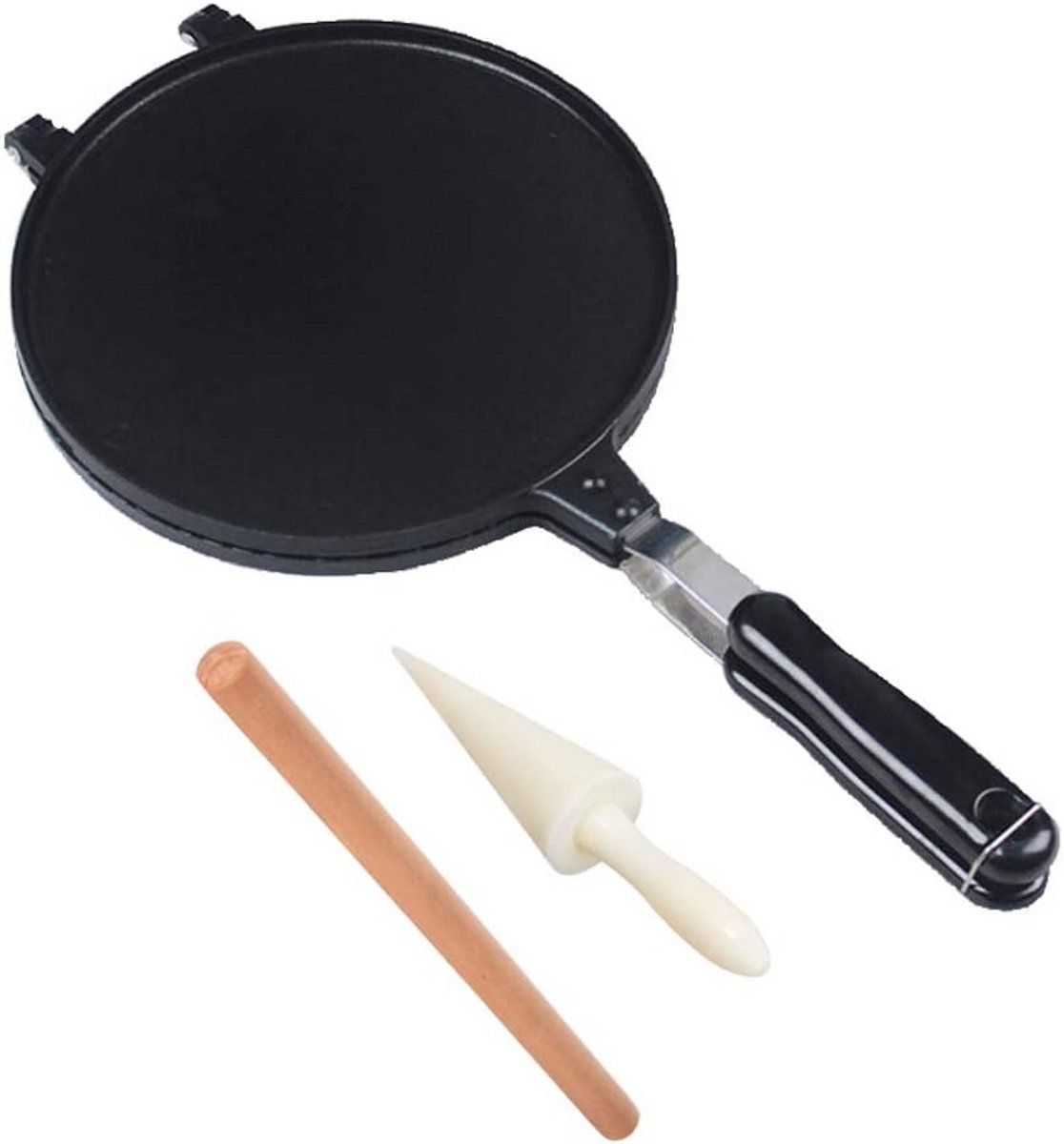 Wafelijzer voor Hoorntjes en Krokante Pannenkoeken - Snel en Makkelijk