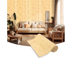 Wandpaneel Bamboe Lambrisering Muurbekleding voor Interieur Decoratie Woonkamer en Kantoor