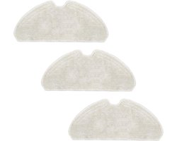 Reserveonderdelen, 3 stuks wisdoeken, Geschikt voor Dreame D10S, D10S Pro, D9 Max Gen 2, D9 Max White, F9 Pro robotstofzuiger, reserveonderdelen, vervangende dweilpad