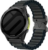 Strap-it Nylon bandje 'Outdoor' geschikt voor Garmin Fenix 9 (Pro) 47mm - Fenix 8 (Pro-E-47mm) - Fenix 7 (Solar-Pro) - 6 (Solar-Pro) - Fenix 5 (Plus) / Forerunner 970 - 965 - 955 - 945 - 935 - 745 / Quatix 8 - 7 - 6 - 5 - Zwart