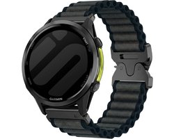 Strap-it Nylon bandje 'Outdoor' geschikt voor Garmin Fenix 8 (Pro-E-47mm) - Fenix 7 (Solar-Pro) - 6 (Solar-Pro) - Fenix 5 (Plus) / Forerunner 970 - 965 - 955 - 945 - 935 - 745 / Epix Gen 2 - Pro 47mm / Quatix 7-8 - Zwart