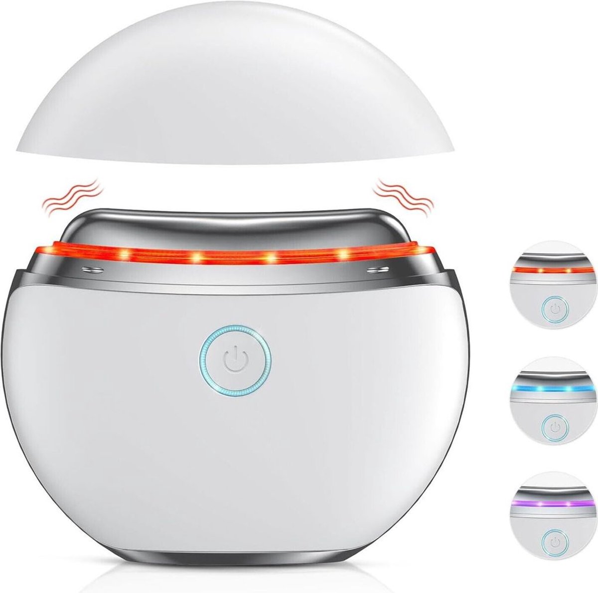 Het EMS elektrische gua sha-apparaat combineert verwarming, vibratie en anti-aging schoonheidsfuncties en kan de huid van gezicht en hals verstevigen.