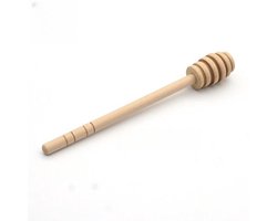 Houten honingroerder - honinglepel - houten honingstok - jamroerder -