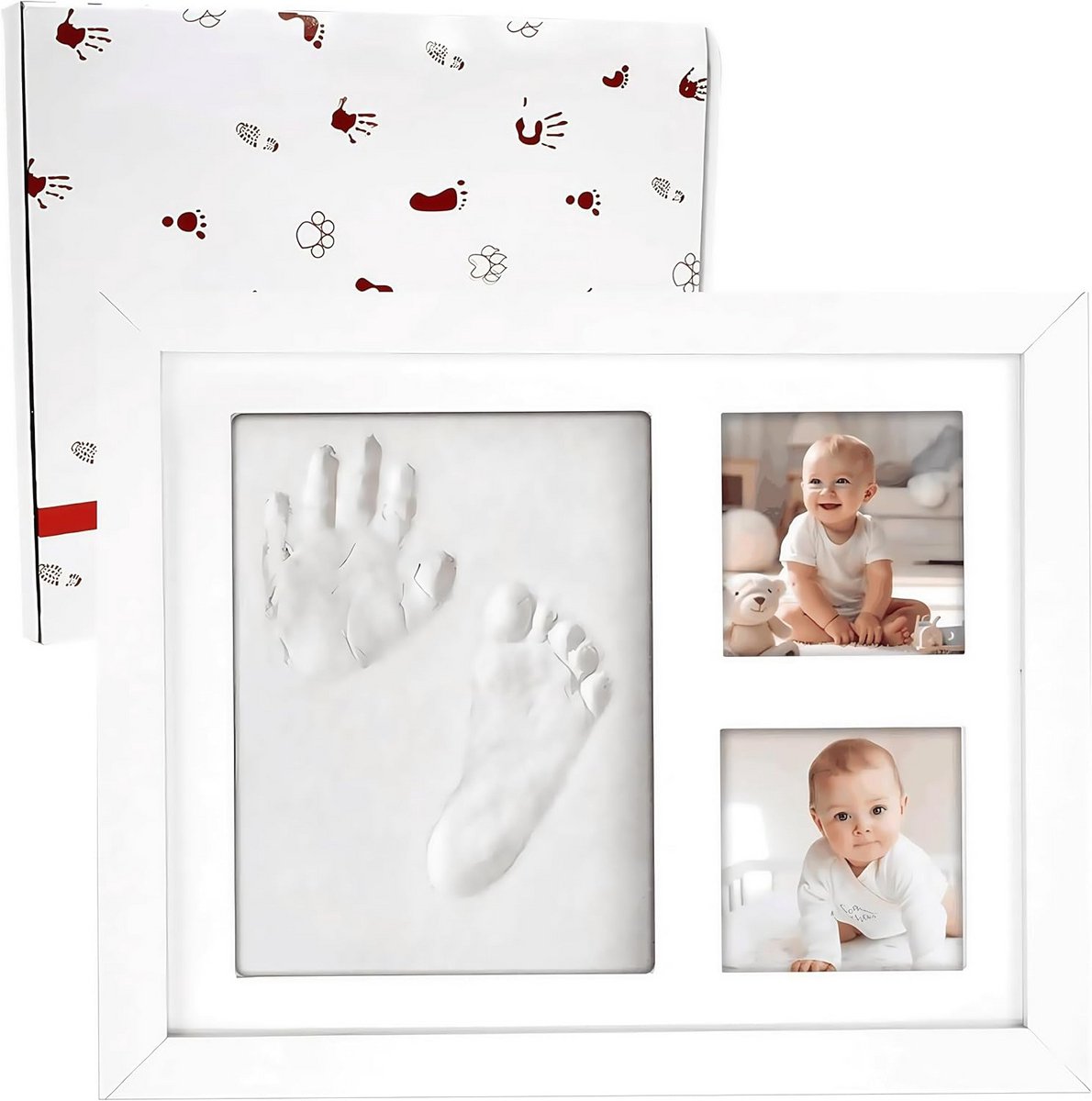 Gipsafdrukset Hand- en Voetafdrukken Baby Dieren Herinneringsalbum