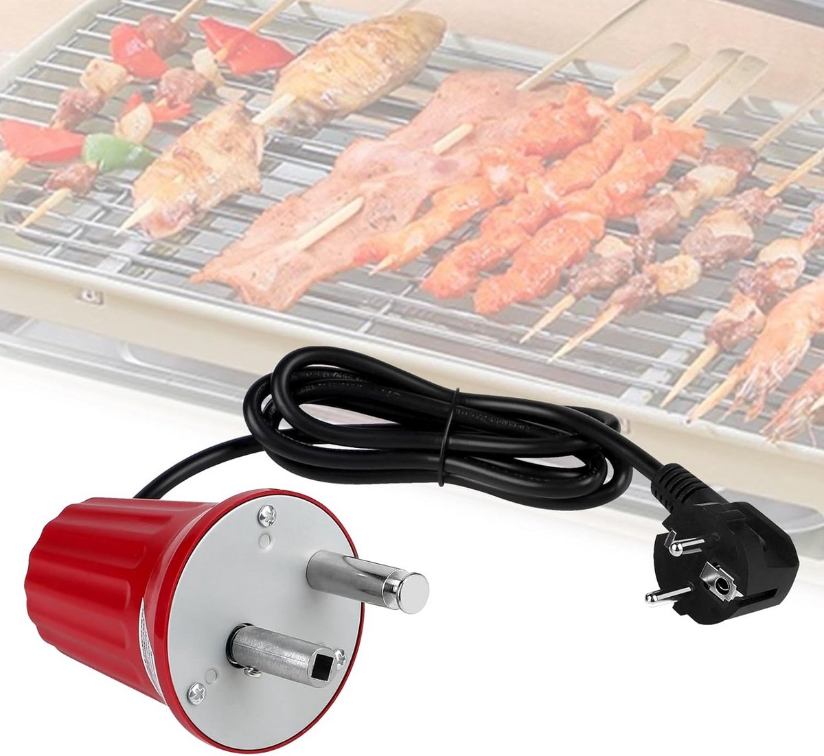 Elektrische Grillmotor voor Rotisserie en Spies met hoge capaciteit