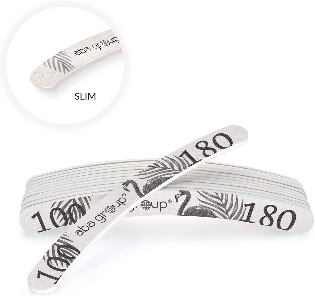 Professionele Dubbelzijdige Nagelvijlen Set (10 stuks) - 100/180 Zwart - Geschikt voor Gelnagels en Natuurlijke Nagels