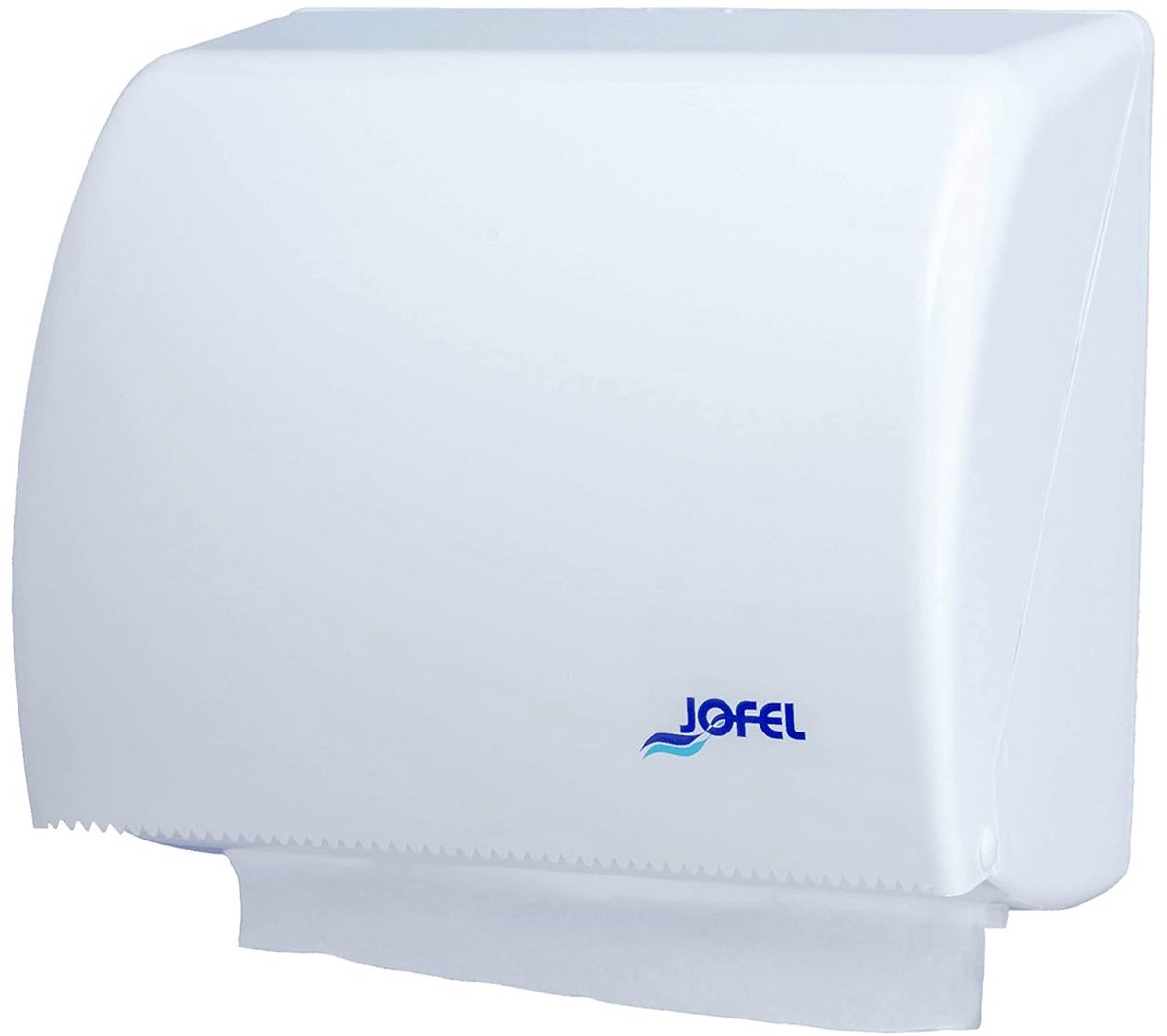 Dispenser voor Grote Toiletrollen en Zigzag Papier