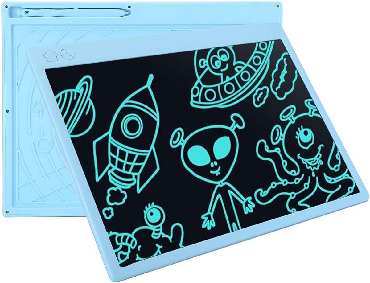 16 Inch Gekleurd LCD Schrijftablet voor Kinderen en Volwassenen - Digitaal Tekenbord en Memobord