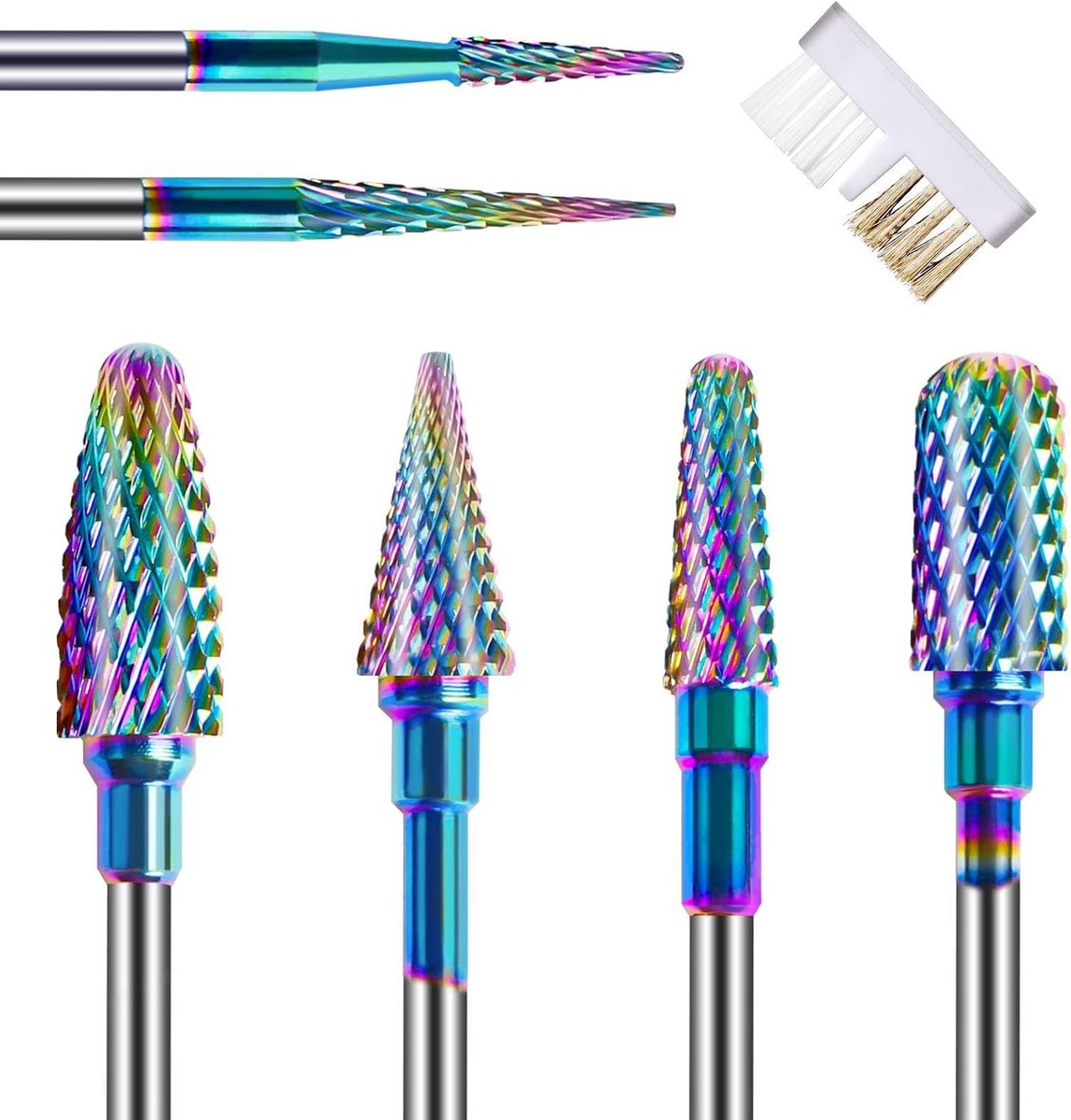 Professionele Set Nagelvijl Bits voor Manicure en Pedicure
