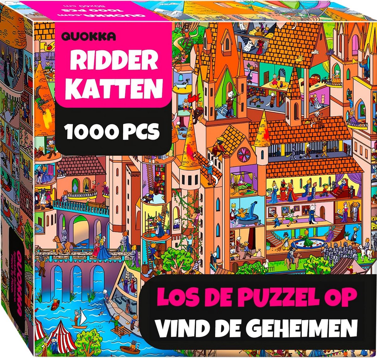 Puzzel 1000 Stukjes: Ridderlijke Kat - Ontspannend en Uitdagend