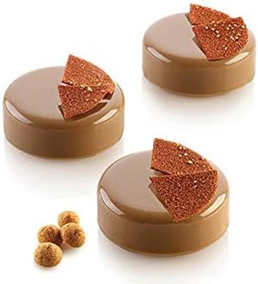 Professionele Siliconen Bakvorm voor Patisserie - 8 Holtes, Ovenbestendig