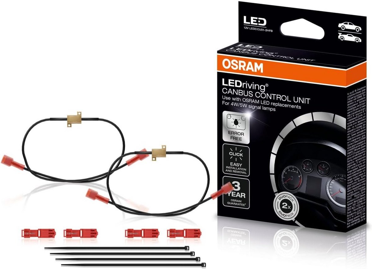 Canbus Decoder 5W voor LED Lampen - Voorkom Foutmeldingen Boordcomputer