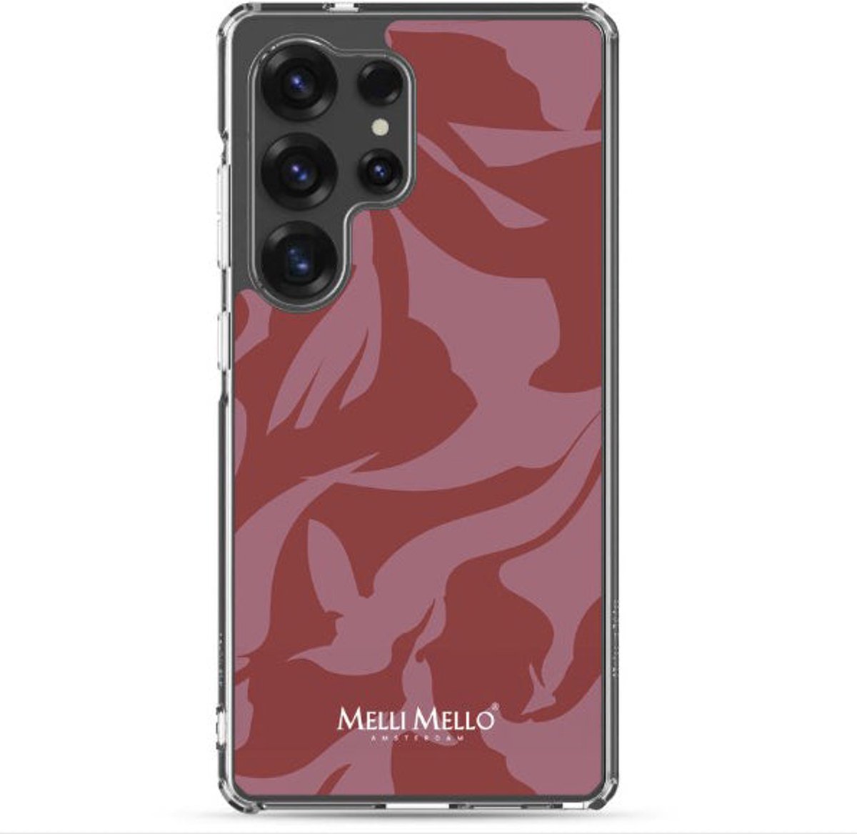 Melli Mello Telefoonhoesje Crimson Wave (Soft case) - Samsung Galaxy S25 Ultra