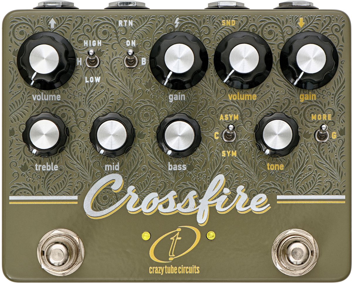 Crazy Tube Circuits Crossfire - Distortion voor gitaren