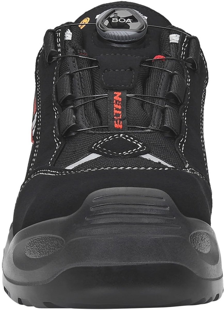 Lichte en Sportieve Veiligheidsschoenen voor Heren, S3, BOA Sluiting, Zwart, Maat 46