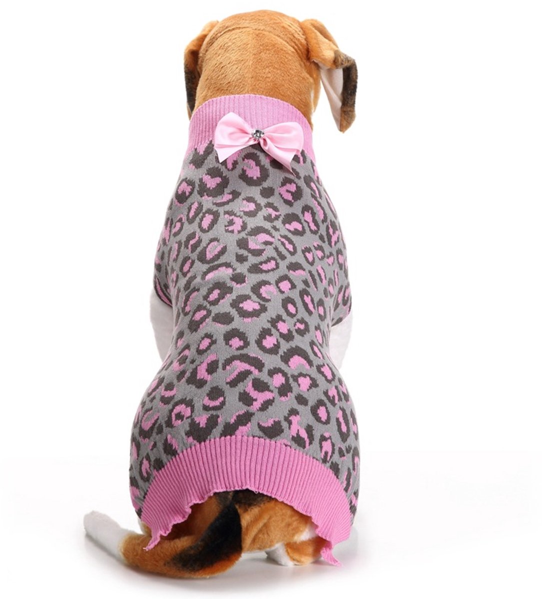 Gigicial Chihuahua Kleding - Hondentrui Voor Meisjes - Gebreid Warm Houden & Mode Thema - 1 Stuk - Winterkleding Voor Honden Roze