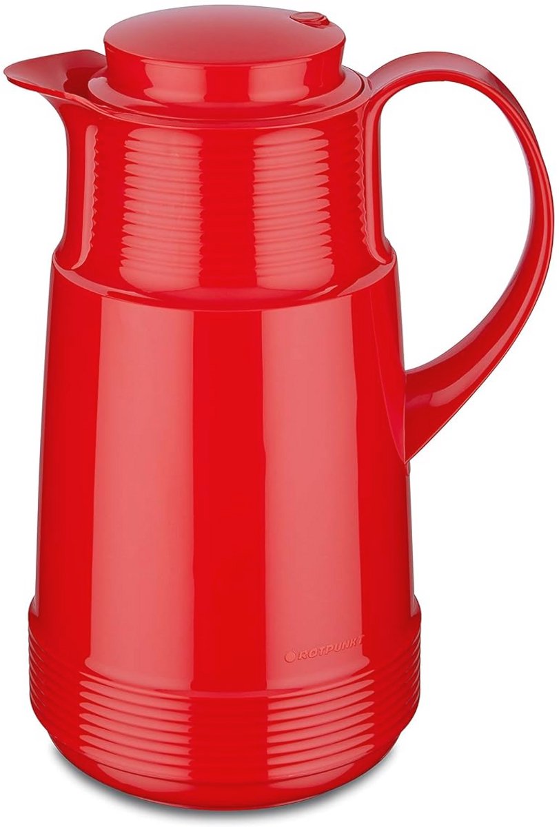 Thermoskan Rood 1,0 Liter - Ideale Oplossing Voor Warm en Koud Drinken