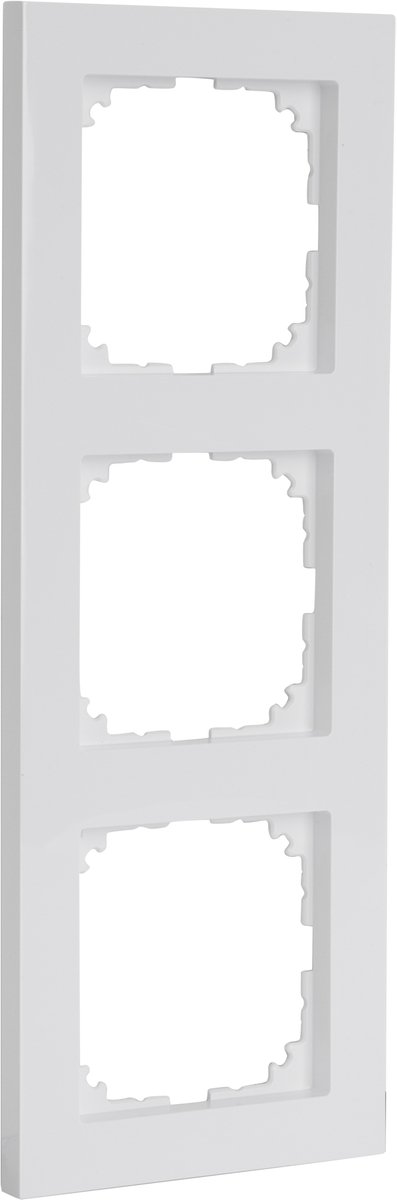 Merten System M Pure afdekraam - inbouw - 3-voudig - actief wit