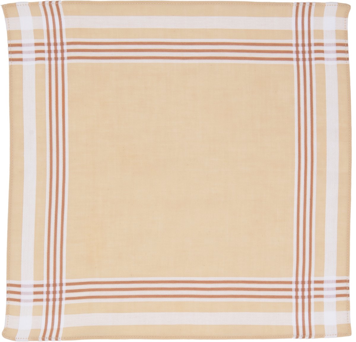 Tiseco Dameszakdoeken Alta 3 - Elegante Elegantie in 100% Katoen - Set van 6 Stuks - Indiantan Kleur