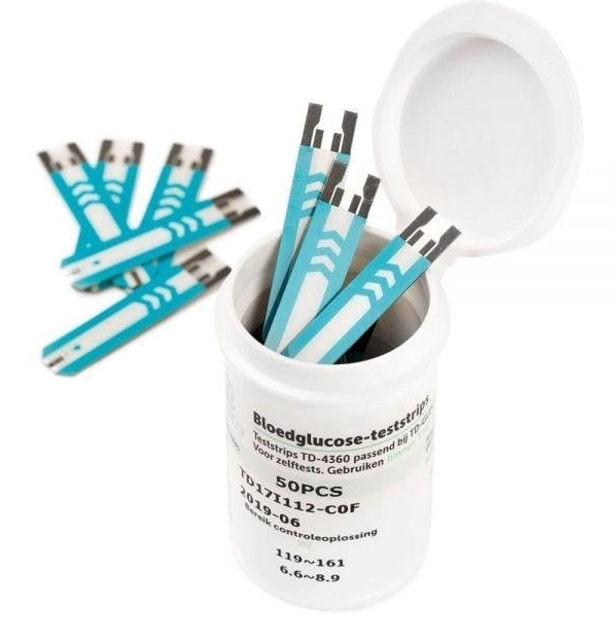 HT One glucose teststrips x3 HT One - Blauw - Past op HT ONE glucosemeter
