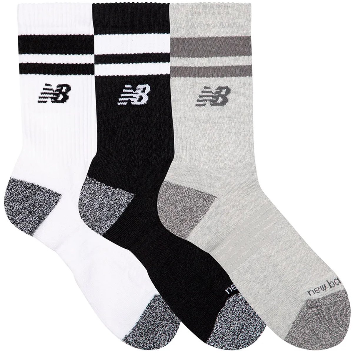 New Balance Active Premium Stripe Crew Sock Unisex Sportsokken - ASSORTED — cadeau in Cadeau-ideeën - foto 7