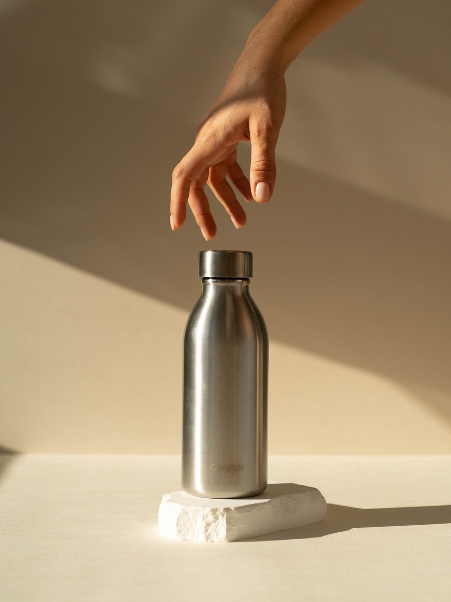 Qwetch - Isothermische fles - Icon Roestvrij staal - 500ml