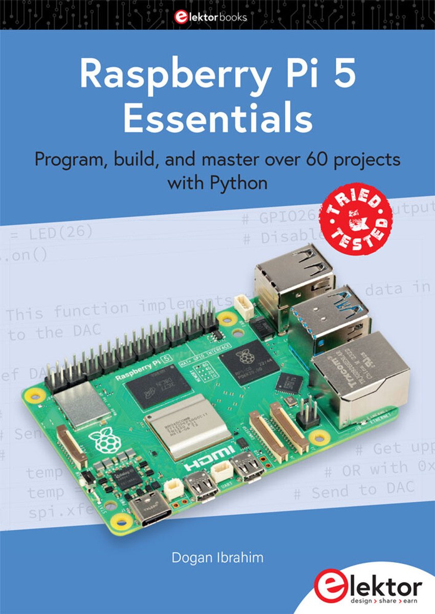 Omslag van Raspberry Pi 5 Essentials