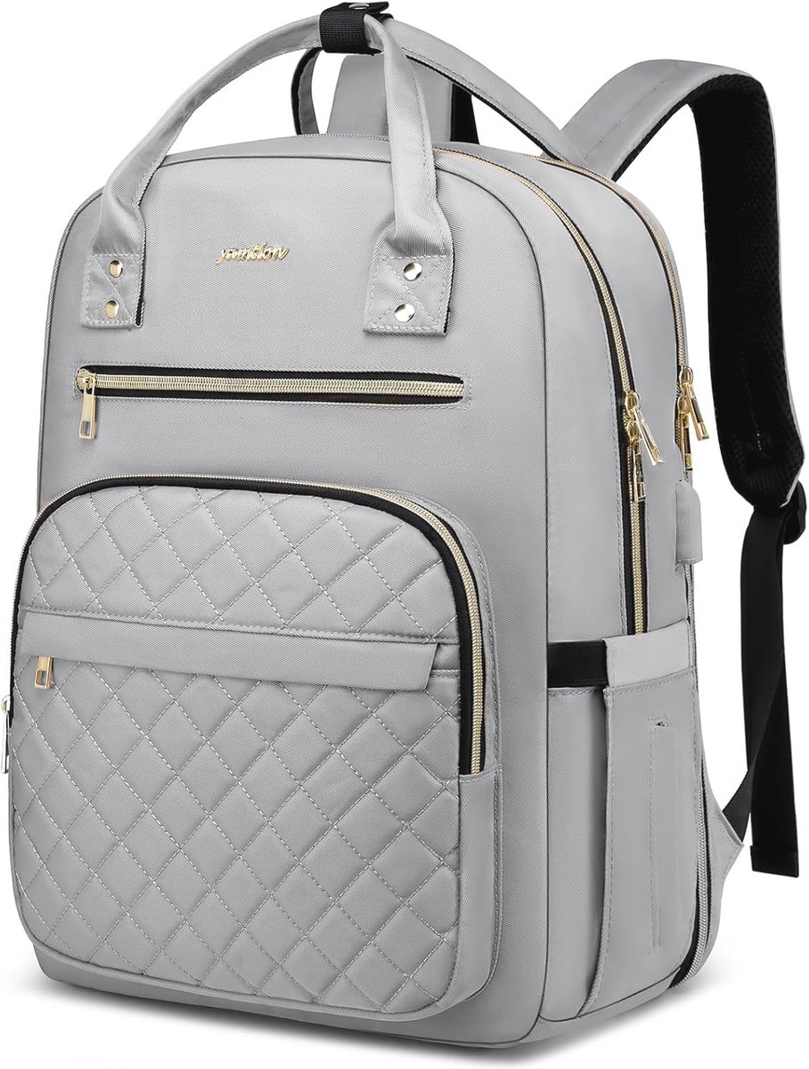 Hippe Laptoprugzak voor Dames 17,3 inch met USB, Ideaal voor School en Werk