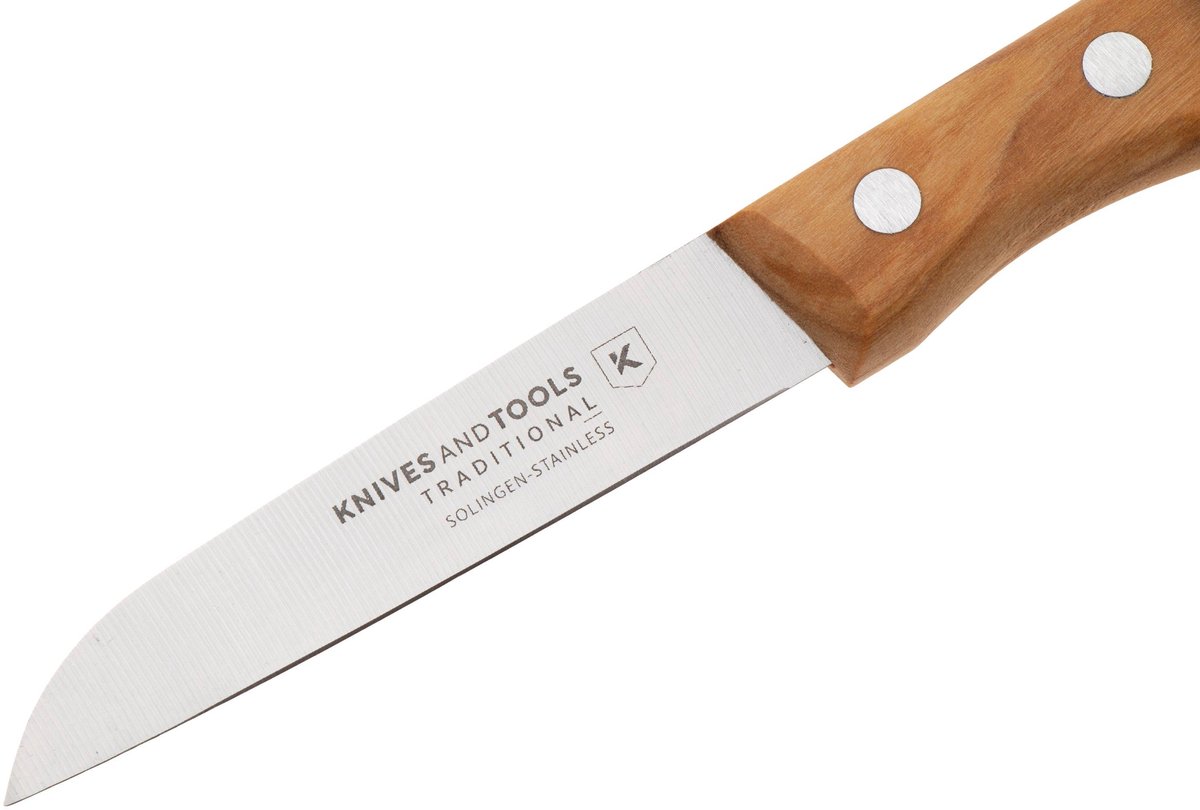 Knivesandtools Traditional Schilmes, Roestvast Staal, Olijfhout, Handgemaakt in Solingen