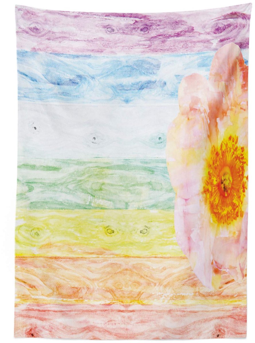 ABAKUHAUS Tafelkleed – 140x240 cm – koraalrood, vlekbestendig