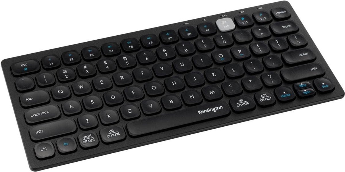 Draadloos Mini-toetsenbord AZERTY - Compact, Multi-apparaat met Bluetooth en USB 3.0