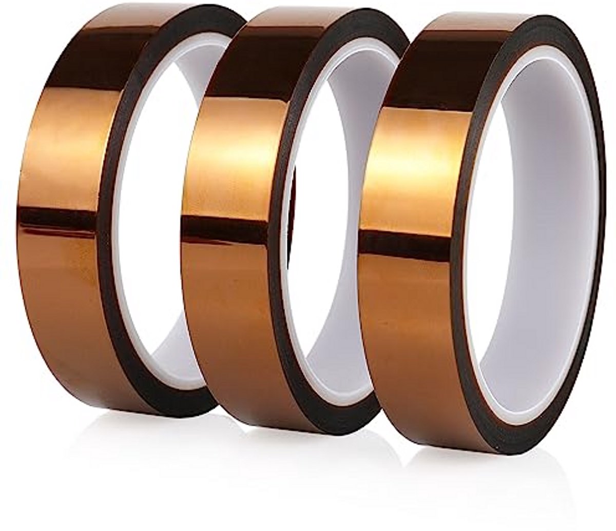 Polyimide Film Tape 20mm x 33m - Hoge Temperatuur 3D Printer Tape - Isolatie Tape voor Elektronica