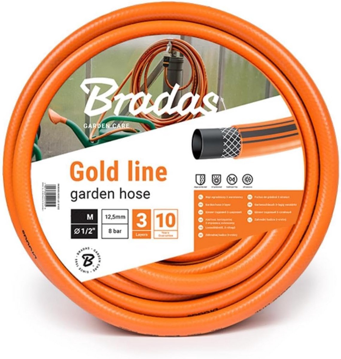 Duurzame 50 meter tuinslang 1/2 inch - Flexibel en weerbestendig