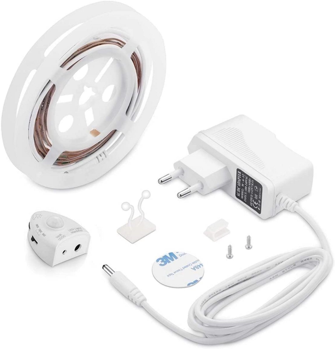 Dimbaar LED Bedlamp met Bewegingssensor - Warm Wit Nachtlamp voor Onder het Bed