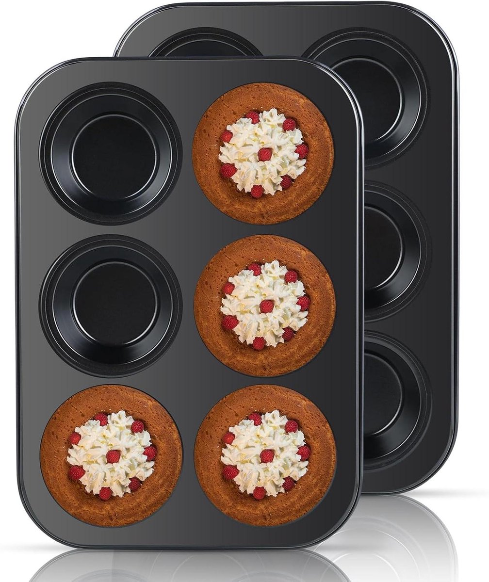 VVGoods - Muffinpan van Koolstofstaal voor Cupcakes en Brownies met Antiaanbaklaag
