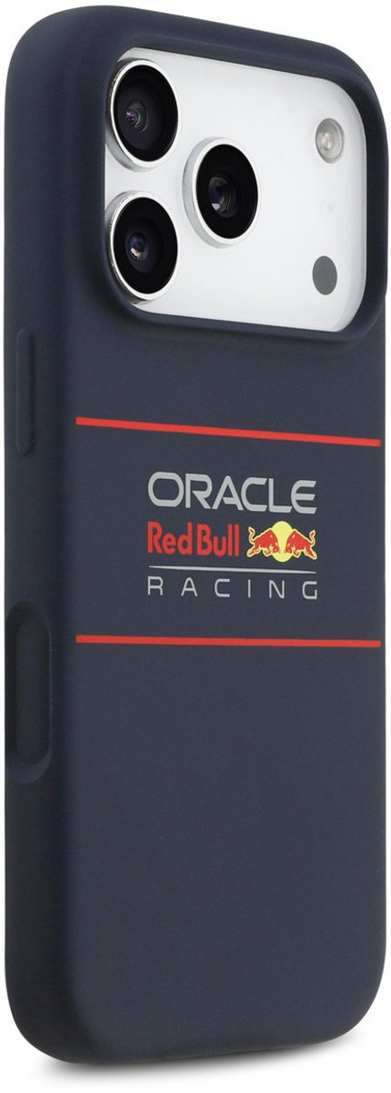 Red Bull Racing Silicone Oversize Horizontal Logo Back Cover hoesje met MagSafe voor Apple iPhone 17 Pro - Donkerblauw van Merkloos — afbeelding 5