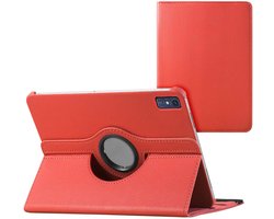 imoshion Tablet Hoes - Geschikt voor Lenovo Tab P12 - 360° Draaibare Bookcase - Rood
