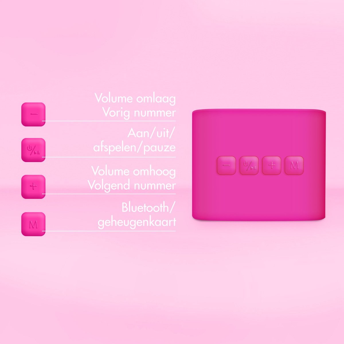 imoshion Karaoke Set - Met Bluetooth Speaker en Draadloze Microfoon - Karaokeset voor Volwassenen en Kinderen — afbeelding 4