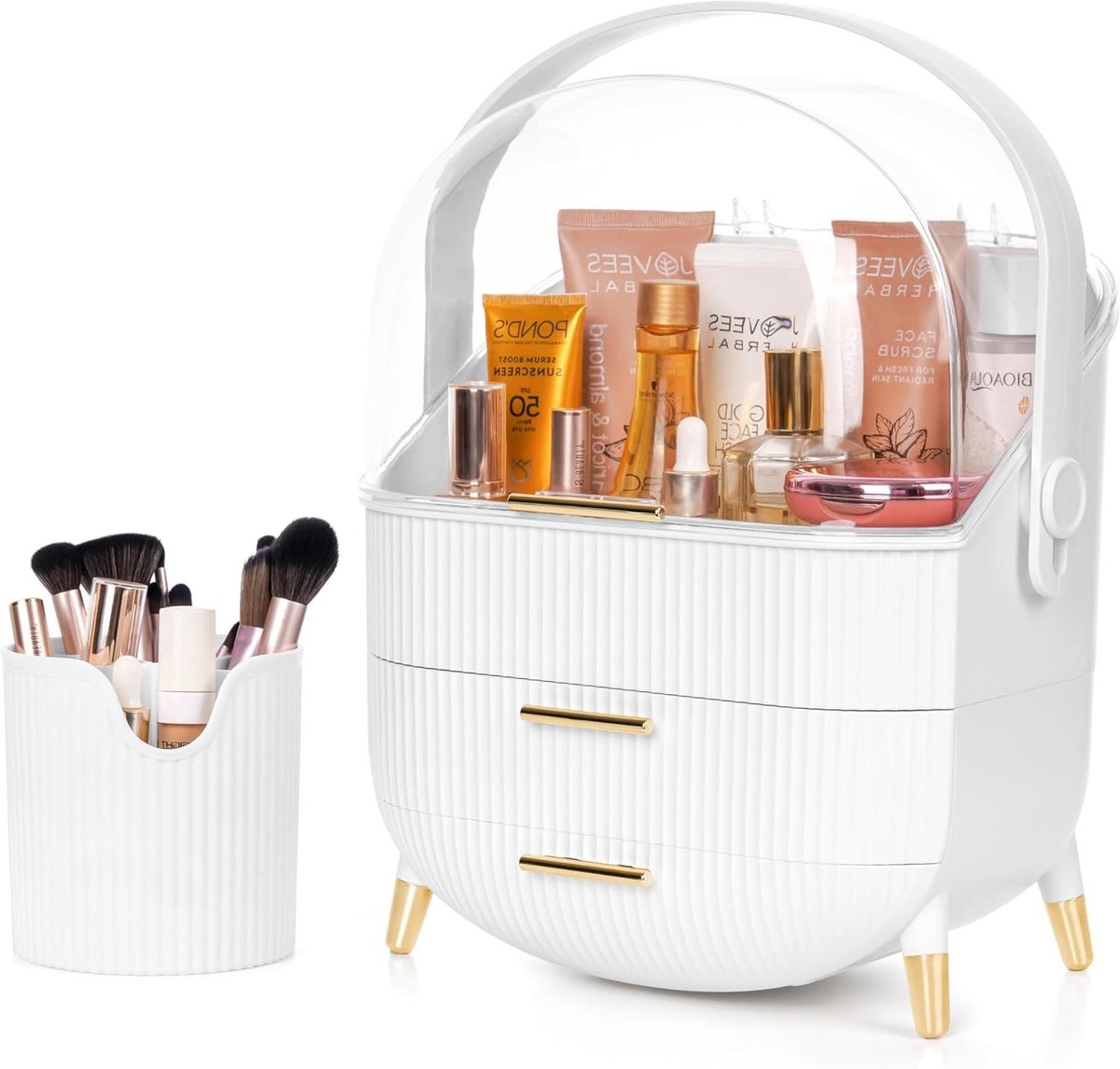 VVGoods - Make-up Opslag Organizer met 3 Lagen & Waterdicht Deksel