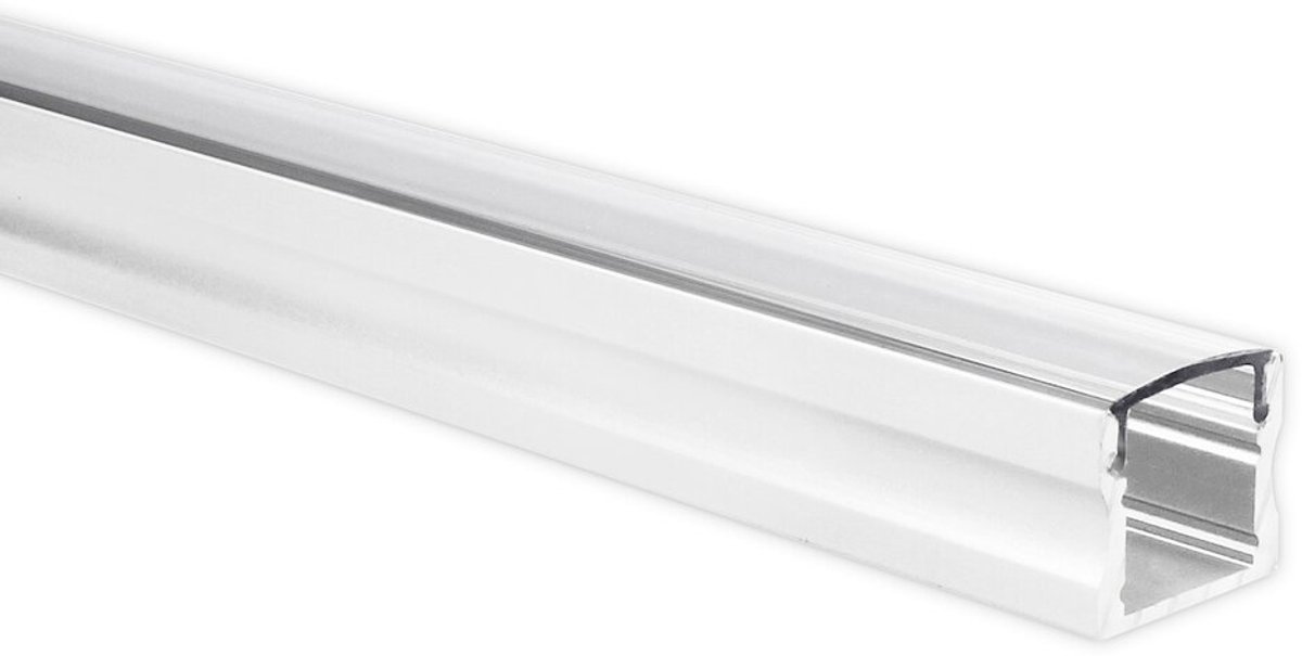 LED strip profiel Potenza wit hoog 1m incl. transparante afdekkap