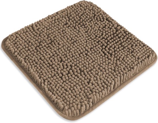 Kleine Ronde Badmat 30x30 cm - Antislip, Wasbaar en Sneldrogend Douche- en Toiletmat
